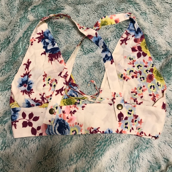 floral crop top - Picture 5 of 8